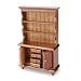 Mobili in Miniatura per casa delle Bambole Scaffale per libreria in Legno con carbinet Scaffale per Artigianato in Miniatura 1:12 per casa delle Bambole