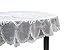 GEFEII White Lace Tablecloth Crochet Table Linen Round Lace Table Covers for Kitchen Dinner Wedding Party Banquet Chrismas Decoration 70 Inch