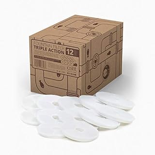 Catit Genuine Fountain Filters For 3L Flower Fountain And Fresh & Clear Fountains Only, 12Pk