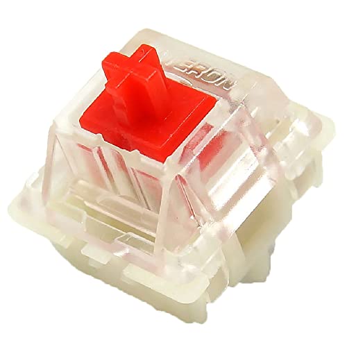 Gateron Silent スイッチ 赤軸 （35個入りボックス）リニア 静音軸 45g 5ピン MXメカニカルキーボード対応