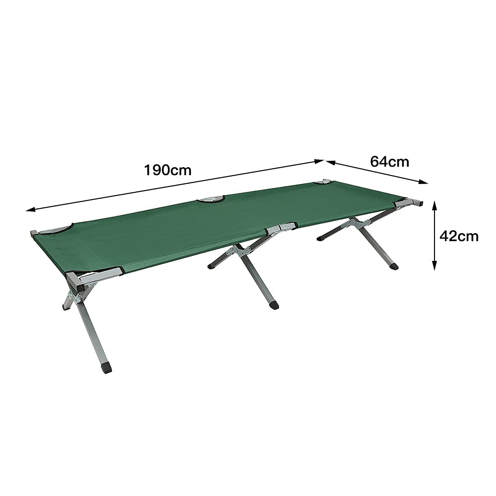 Sportneer Letto Pieghevole 190×70cm, Letto Da Campeggio Portatile Per Campeggio Carico Massimo 150 Kg Per Tenda, Attività All'aperto, Escursioni, Viaggi, Spiaggia - Foto 7