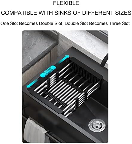 Stainless Steel Commercial Laundry Room Sink with Drain Basket & Hot/Cold Tap, Adjustable Height, Standalone Design for Restaurant & Home Use