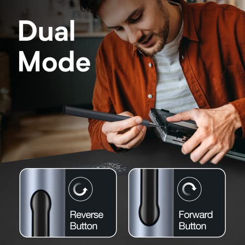 Pkey Electric Screwdriver, Electric Screwdriver Set With 55 Magnetic Precision Bit, Type-C Rechargeable 260Mah Battery, 3 Led Light, Cordless Electric Screwdriver For Pc Building, Electronics, Watch #TOP1