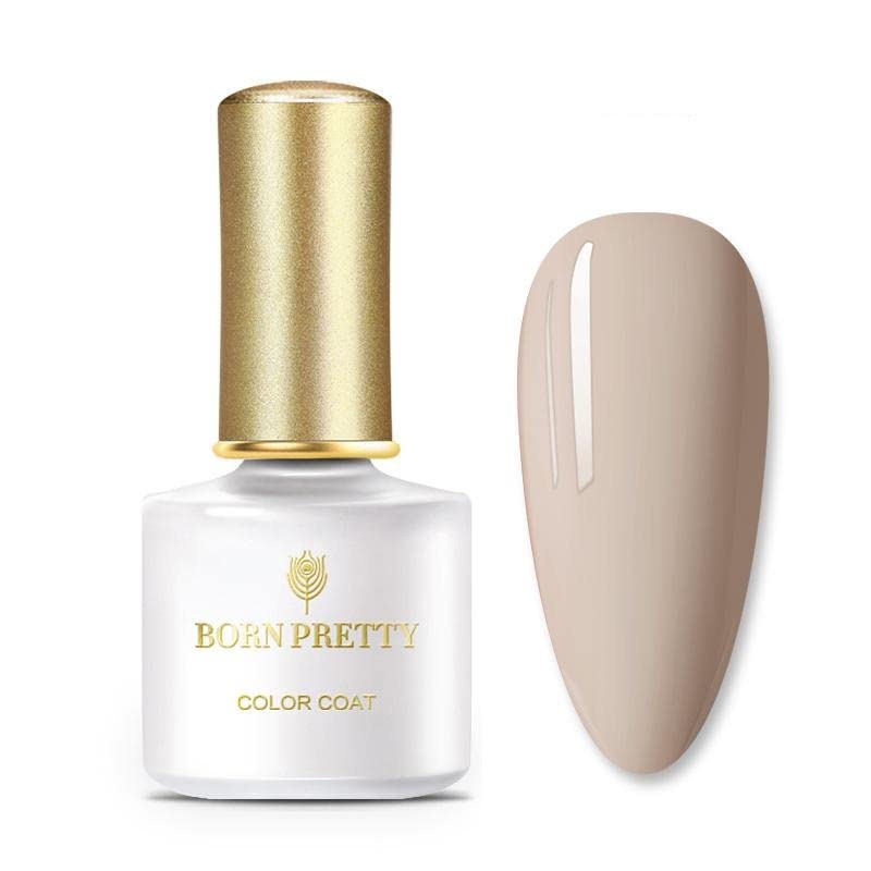 BORN PRETTY UV Nagellack Nudefarben, Gel Nagellack Set Shellac Nagellack UV LED Nagellack Langlebig Gesund Soak Off Gel…