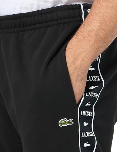 Lacoste Men's Tapered Fit Sweatpants W/Taping on Sidess2