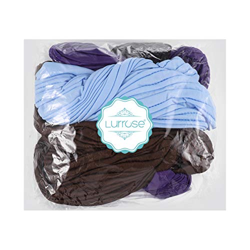 Lurrose 10 peças de turbante muçulmano feminino gorro para cabeça de quimioterapia para perda de cab