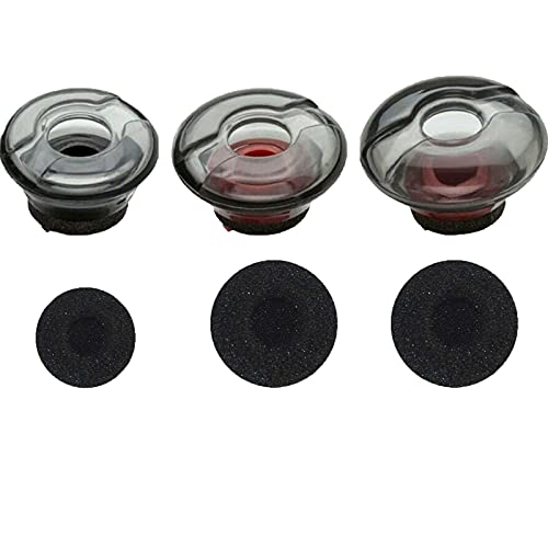 Tapones de repuesto para Plantronics Voyager Legend auriculares de repuesto para Plantronics Voyager 5200 5210/5220 / 5200 UC Auriculares Bluetooth piezas de repuesto accesorios Eartips (sml rojo y