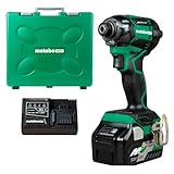 Metabo HPT 36V MultiVolt™ Cordless Triple Hammer BOLT Impact Driver Kit, High Torque Impact Driver with Case, 2 MultiVolt Batteries, 1/4-Inch Chuck, Compact Lightweight Power Tool, WH36DC