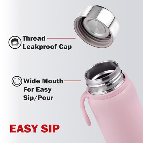 Image of Cello Glitz Thermosteel Flask, 300ml, Peach | 24 Hours Hot and Cold Stainless Steel Bottle | Flask for Tea Coffee | Ideal for Office, Gym, Home, Kitchen, Hiking, Travel Bottle