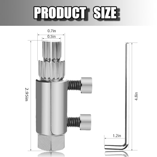 Broken Pipe Extractor Tool, Broken Bolt & Screw Remover, Extract Stripped Threads, Damaged Pipes and Faucet Valves, for 1/2”, 3/4”, 1” Pipes