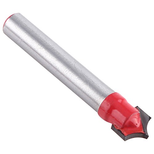 Fresa de ranura en V, vástago de 6 mm, mango 3D CNC, fresadora de extremo en V, ranura en V, fresadora de madera, cortador de madera, cuchillo, fresadora CNC, herramienta de grabado (8 mm)