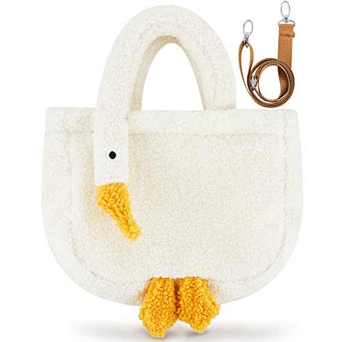 Bolso Plush Chunful Cute Goose Kawaii con Correa Ajustable miniatura 1