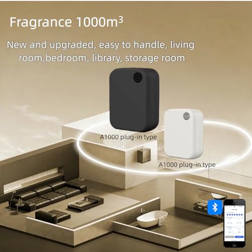 Difusor aromático eléctrico lakimm A1000 Black miniatura 5