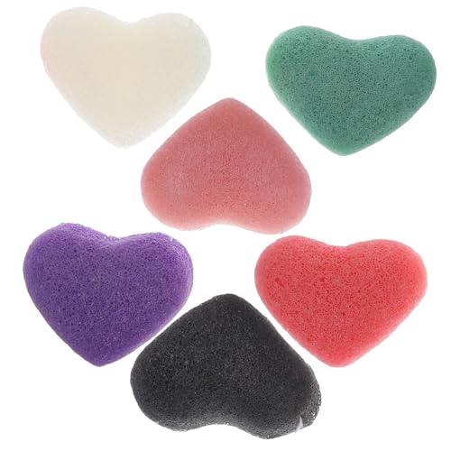 Éponges exfoliantes visage Mikikit pour retrouver une peau nette sans imperfections lot de 6