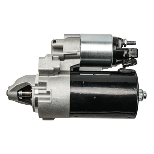 Torchbeam Starter Motor Fit for Mini: 2007-2015 Cooper 1.6L, 2011-2016 Cooper Countryman, Cooper Paceman (Bosch Permanent Magnet Gear Reduction; 10-Tooth) 0.9KW 12417582309 12417552105 19000 19000N miniatura 1