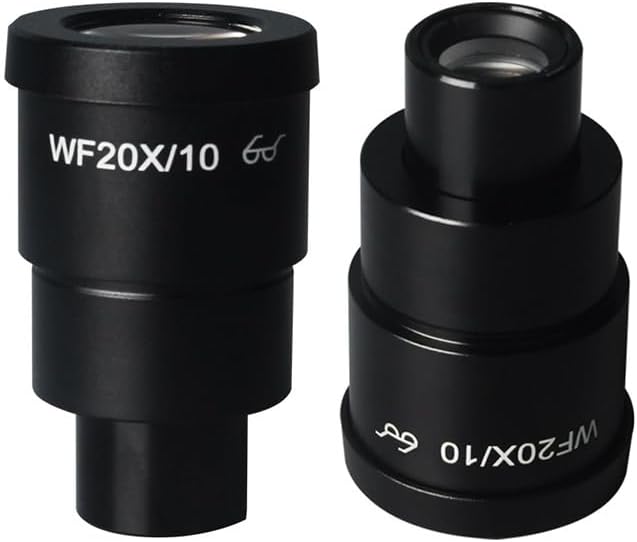 Miniatura 5 de Microscope Accessories Kit 1 Pair 20X for Binocular Trinocular Microscopio Part Microscope Slides