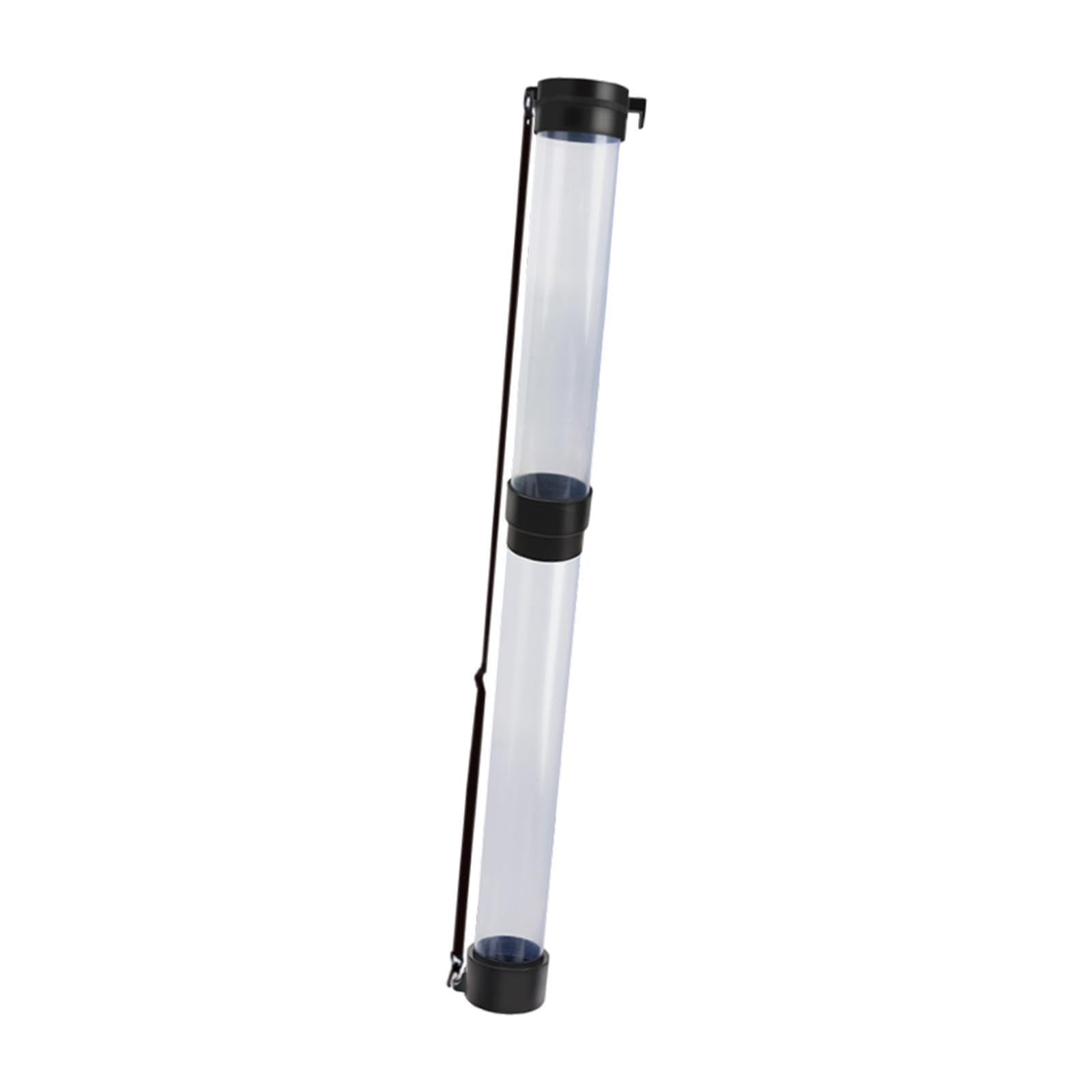 LOVIVER Tubo para Recoger Pelotas de Tenis Telescópico Transparente Capacidad 15