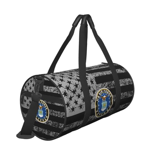 Air Force Veteran Beach Towel Convertible Garment Bag with Shoulder Strap, Carry on Garment Duffel Bag for Men - Rolling Foldable for Travel Luggage Bags (Black)4