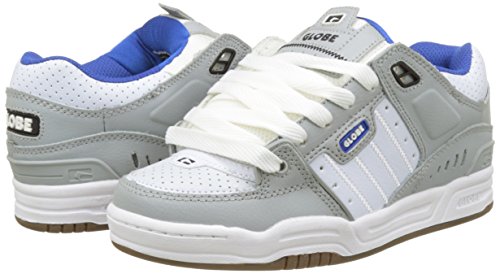 Image of Globe Fusion, Men's Skateboard Shoe, Multicoloured Grey Blue White, 7 US
