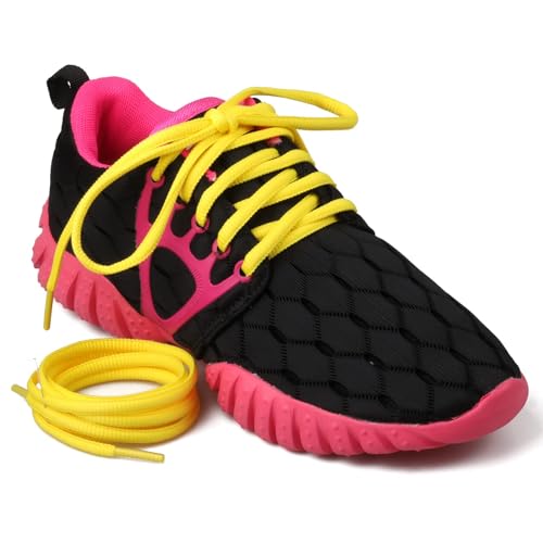 Image of 2 Pairs Oval Athletic Shoelaces 33 Colors 1 /4 inch Half Round Shoe Laces for Sneakers