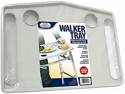 North American Health + Wellness Walker Tray, JB4790GRA - Tray Only