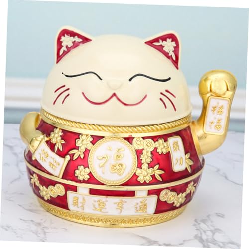 Cendrier de bureau chat avec couvercle pour un espace propre