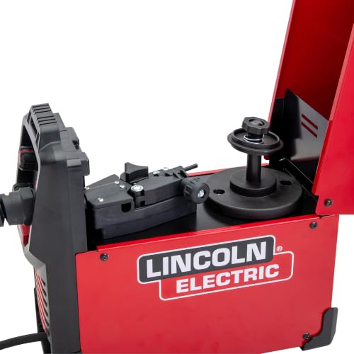 Image of Lincoln Electric 90i FC Flux Core Wire Feed Weld-PAK Welder, 120V Welding Machine, Portable w /Shoulder Strap, Protective Metal Case, Best for Small Jobs, K5255-1