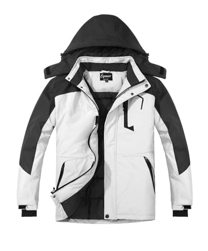 Image of Women's Waterproof Ski Jacket Hooded Snowboard Coat Warm Winter Snow Jackets