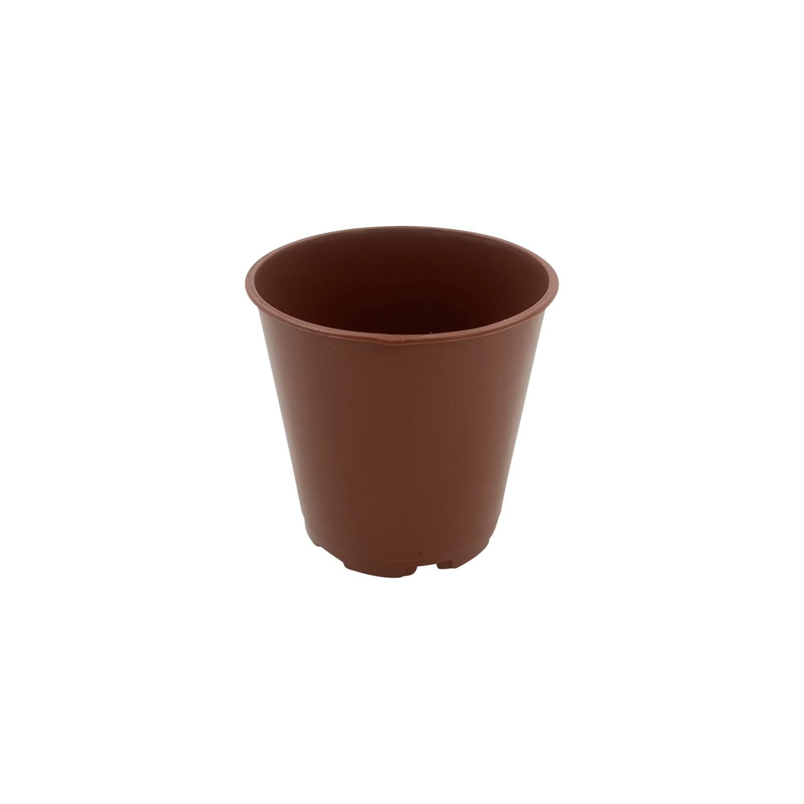 Oakland Gardens 6cm Plant Pots Terracotta Plastic Tall Deep Full Size Flower Pot 2.5" Seedling Pot- Pack of 10