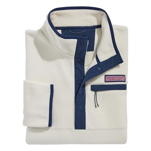Image of vineyard vines Color-Blocked Harbor 1 /4 Snap