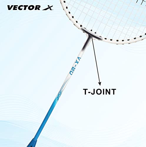 Image of Vector X VXB-80 Aluminum Head Steel Shaft Light Weight Badminton Racquets