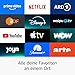 Amazon Fire TV Stick 4K Select (neueste Generation), beginne mit dem Streamen in 4K, Hunderttausenden von Filmen und Serienfolgen sowie kostenlosem Live-TV