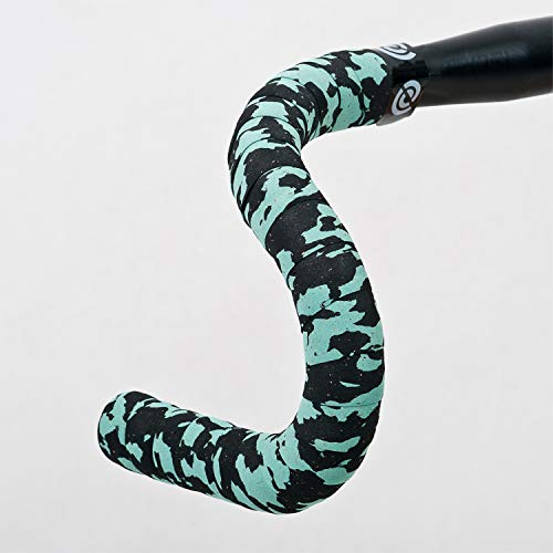 Bike Ribbon Plus Cork Bande de fixation pour bar Motif celeste/noir Taille XL Cover