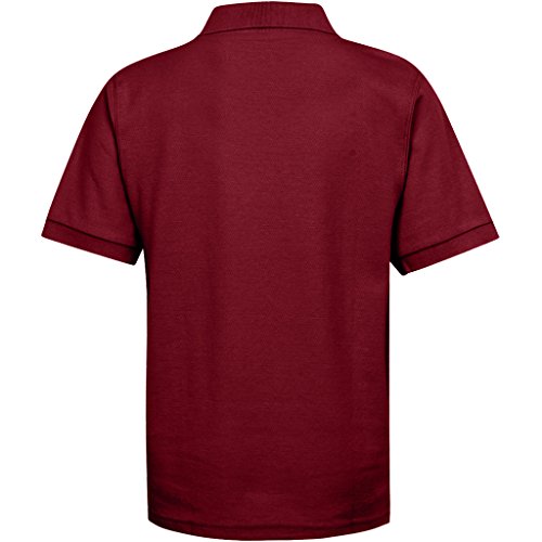 Image of Premium Wear Boys School Uniform Short Sleeve Stain Guard Polo Shirt
