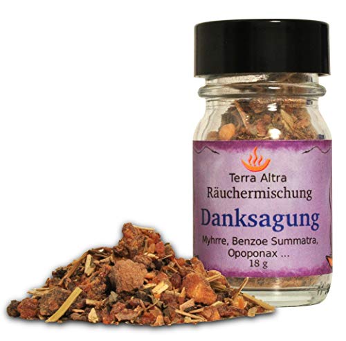 Preisvergleich Produktbild Alterras - Magische-Räuchermischung: Danksagung Weithalsflasche 50ml 18g