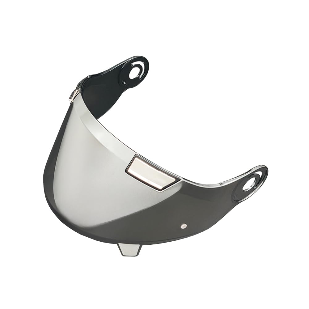 CYLCLNB Jarama Helmet Visor Replacement.V32 Motorcycle Shield UV Protection Compatible with MT sv (Clear)(Silver)