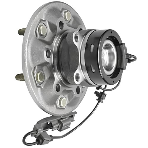Image of Detroit Axle - 2WD Front Wheel Bearing Hubs for 2004-2008 Chevrolet Colorado GMC Canyon Isuzu i-370, Wheel Bearing Hubs Assembly Set 2005 2006 2007 Replacement Pair Hubs