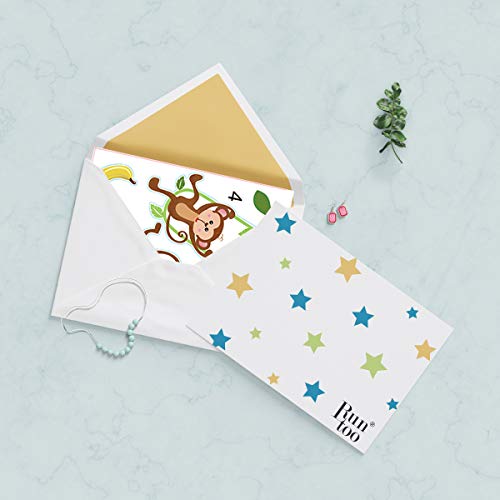 Runtoo Muursticker jungle muursticker aap boom bosdieren muursticker kinderkamer babykamer - Afbeelding 6