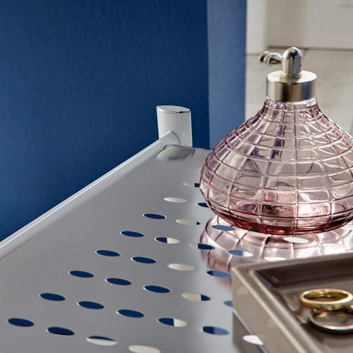 Rangement étagère blanc chromé HAKU pour optimiser les petits espaces - 5