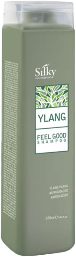 Ylang Feel Good Shampoo - Hydrating Shampoo for Dry Damaged Hair - Volumizing Shampoo Infused with Essential Oils for Nourishment - Sulphate and Paraben Free Shampoo 250ml