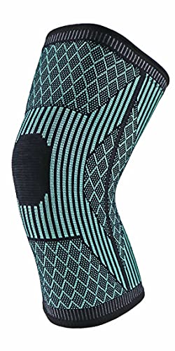 Image of JIUFENTIAN Copper Knee Braces for Knee Pain for Men and Women -Knee Sleeves Copper Knee Compression Sleeves for Knee Pain, Arthritis, Sports and Recovery Support (Copper-Blue, X-Large (Pack of 1))