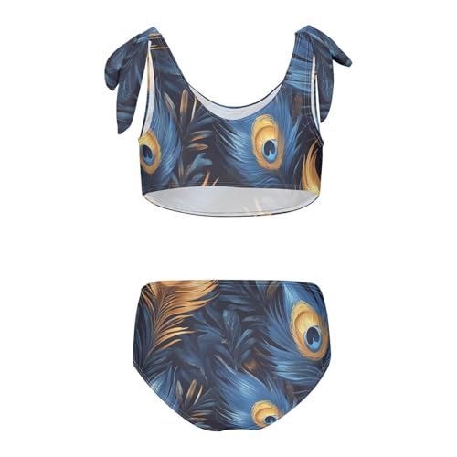 KLL Hand Drawing Camouflage Wavy Girl Two Pieces Bikini Sets Scoop Neck Swimsuits Swimwear Cute Shoulder Strap2