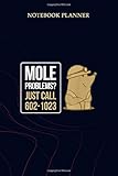 Notebook Planner Mole Problems Just Call Avogadro s Number Mole Day: Planner, To Do List, 114 Pages, Simple, 6x9 inch, Planning, Gym, Mom