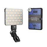 【Applications polyvalentes】 La mini lumière vidéo LED offre une large gamme d'applications, allant de la photographie de portraits et de produits, au streaming en direct, aux selfies, à la production de vidéos et de microfilms.