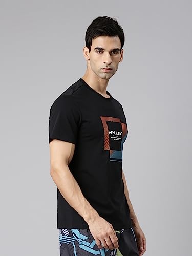 Image of XTEP Training Series, Polyester & Elastane for Better Stretch, Comfort Series, Sports Elastic Performance, Crew Neck Design, Comfort & Elastic Training T-Shirt for Men (White)