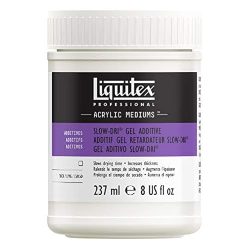 Liquitex 125408 Professional Slow-Dri Gel Trocknungsverzögerer für Acrylfarben, Retarder, Trocknungszeit um ca. 40 % erhöht, Archivqualität - 237ml Topf