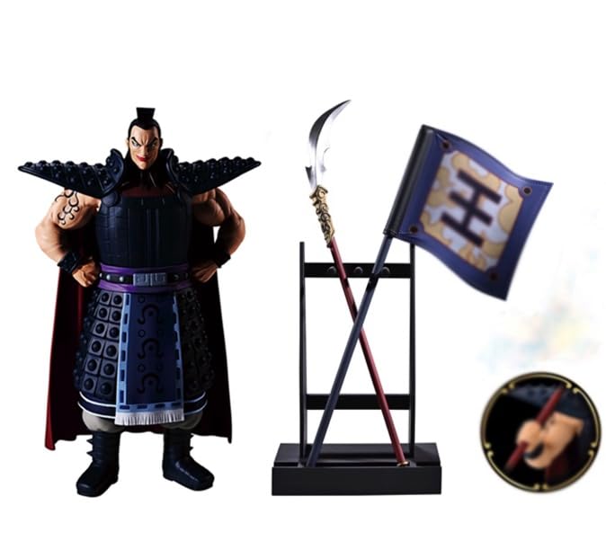 キングダム フィギュア Grandista 王騎 矛＆旗＆王騎の右腕パーツ Amazon.co.jp: 王騎&王騎軍旗&矛&台座&付け替え用右腕パーツ
