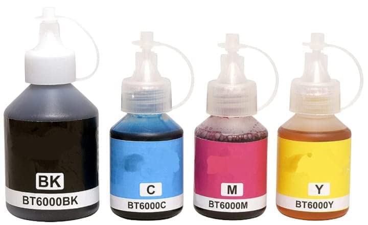 BT5000, BT6000 & BT-D60BK Refill Ink Bottles for Use in Brrother DCP-T310, T220, T420, T520, T820, T920, T510, T910, T710 T4500W,T300W,T800W,T700, T810 Printers Set