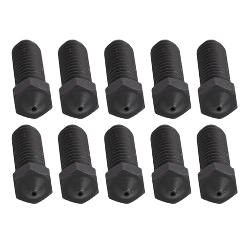 YWBL-WH 3D Printer Nozzle Set, Hardened Steel Replacement Nozzles for 3, High Temperature Resistance, Precise CNC Machin