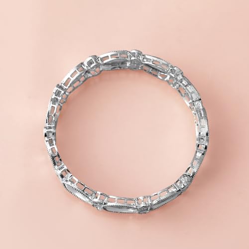 Image of Rubans Bangles Set of 2 Cubic Zirconia Ethnic Stylish Jewellery Gift for Women & Girls